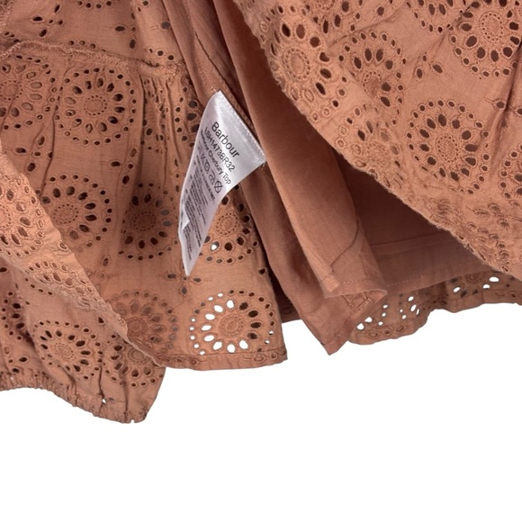 BARBOUR CHERBURY MAPLE EYELET LACE 100% COTTON BLOUSE TOP - Picture 14 of 16